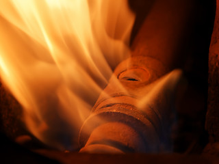 Image showing  Natural gas is burning (I)