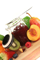 Image showing Fruit jam