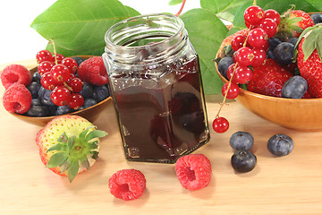 Image showing Berry jam