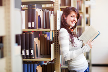 Image showing Mixed race ollege student