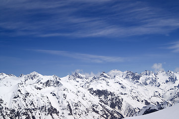 Image showing Caucasus Mountains. View from Dombai