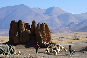 Image showing Landscape in Tibet