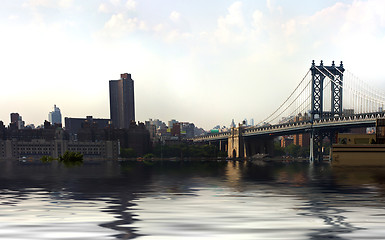 Image showing Manhattan Bridge NYC