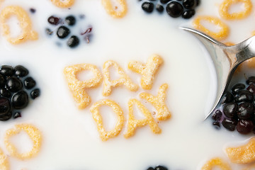 Image showing Pay Day Cereal Letters