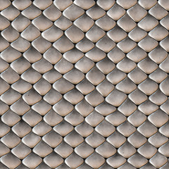 Image showing Snake Skin Scales Seamless Texture