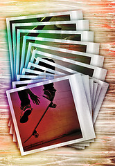 Image showing Skateboarding Photos Montage