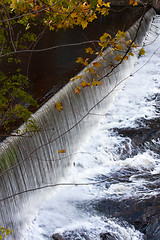 Image showing Beautiful Autumn Waterfall