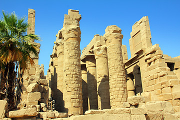 Image showing columns in karnak temple