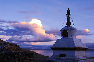 Image showing Landscape in Tibet