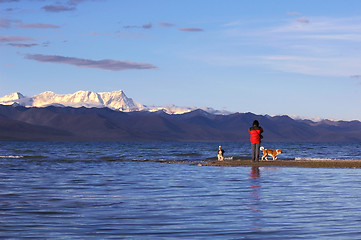 Image showing Lake in Tibet