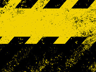 Image showing Diagonal hazard stripes texture. EPS 8