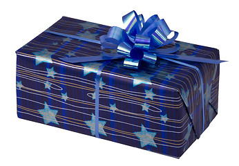 Image showing gift box at Christmas or New Year