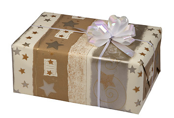 Image showing gift box at Christmas or New Year