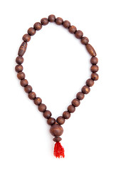 Image showing Wooden rosary 