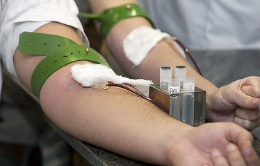 Image showing blood donation