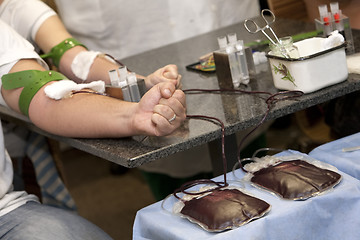 Image showing blood donation