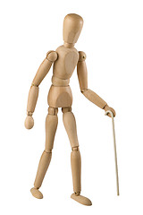 Image showing wooden toy man 