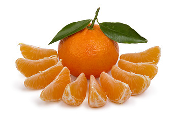 Image showing ripe tangerines