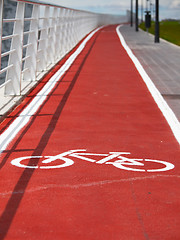 Image showing Bicycle road