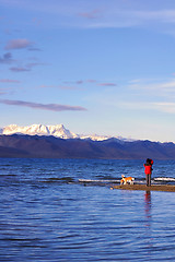 Image showing Landscape in Tibet