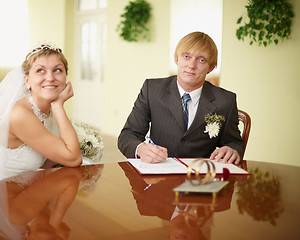 Image showing Registration of marriage
