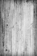 Image showing Grunge gray wooden boards background
