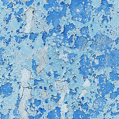 Image showing Damaged paint on wall - seamless background