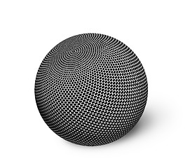 Image showing Abstract sphere on white