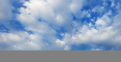 Image showing White cumulus clouds