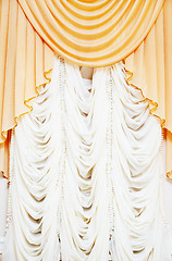 Image showing Beautiful classic curtains