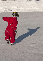 Image showing Ice skating