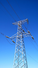 Image showing High voltage transmission lines