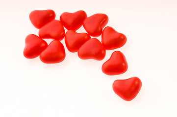 Image showing Sweets in the form of hearts 