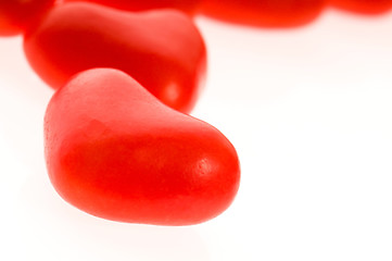 Image showing Sweets in the form of hearts 