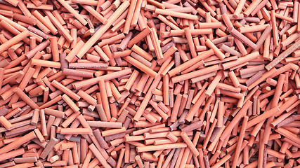 Image showing Clay Stick Pieces
