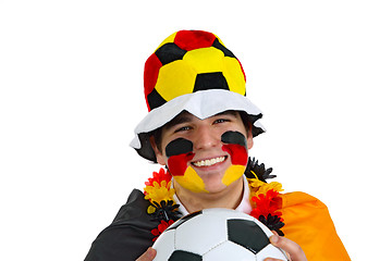 Image showing Soccer fan