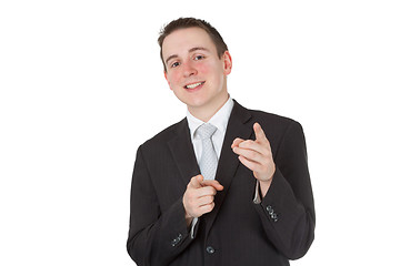 Image showing Friendly businessman