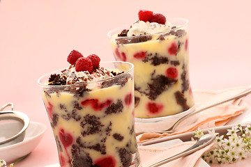 Image showing Raspberry Trifles