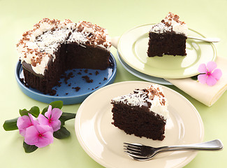 Image showing Sliced Mud Cake