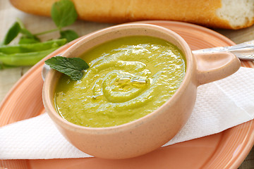 Image showing Pea Soup With Mint