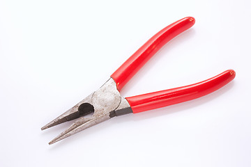 Image showing red handled pliers