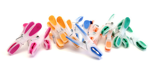 Image showing Clothes pegs  