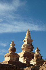 Image showing Chinese ancient pagoda