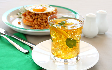 Image showing Iced Tea With Beans