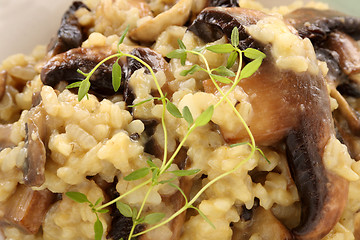 Image showing Mushroom Risotto