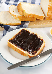 Image showing Vegemite Sandwich