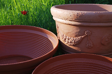Image showing flowerpots