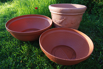 Image showing flowerpots