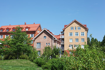 Image showing several low-rise houses