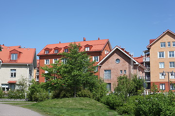 Image showing several low-rise houses
